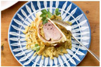 Schweinsfilet-im-Teig-mit-Wirz-Ananas-Gemuese