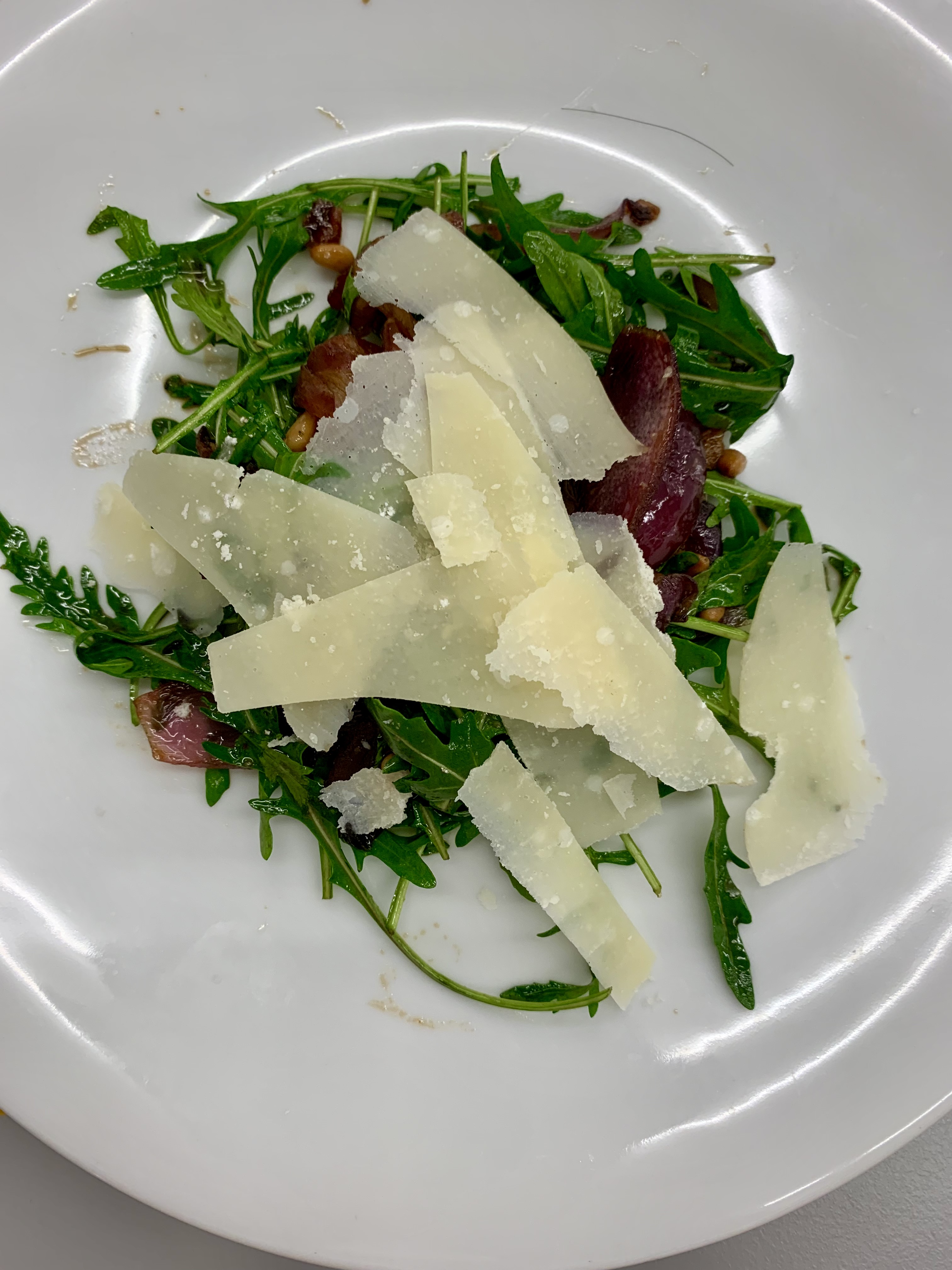 VORSPEISE WARMER RUCOLASALAT